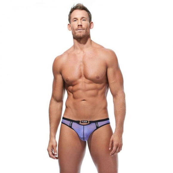 Mens Gregg Homme Renegade Sheer Thong in Purple, Black or White - Size XS, NWT - Picture 1 of 13